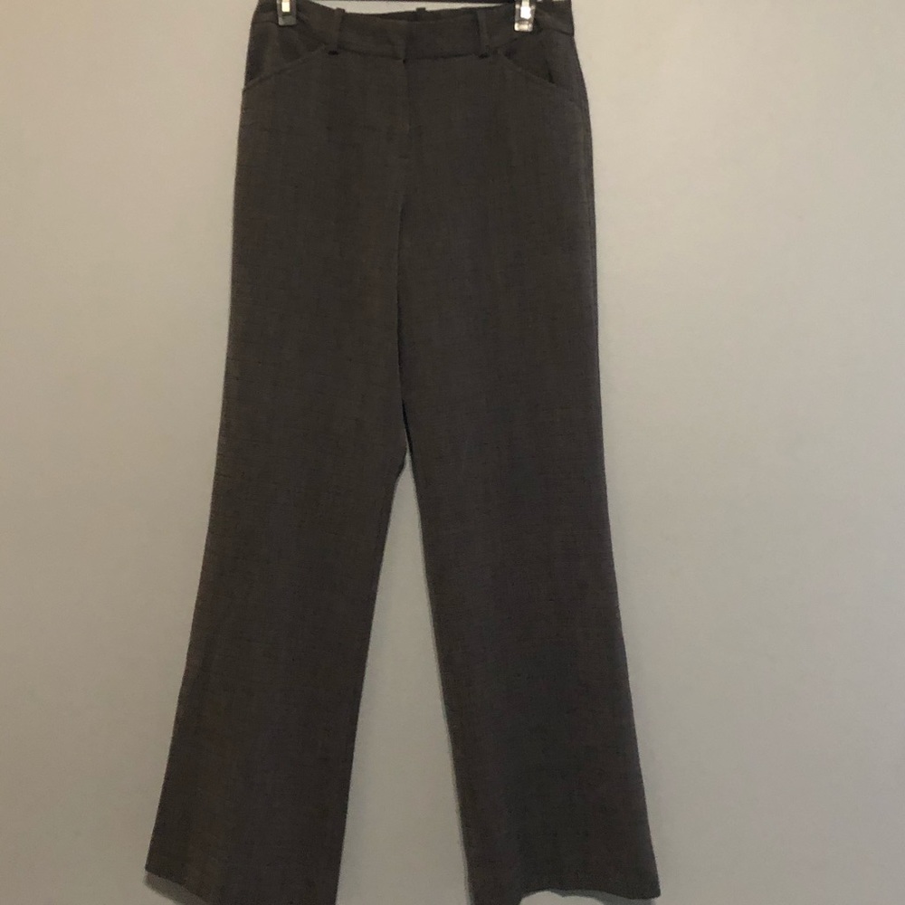 Worthington modern fit grey plaid pant
